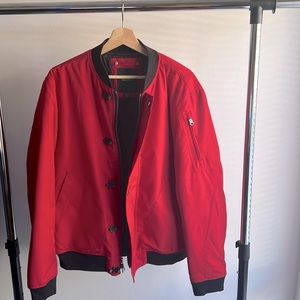 Men’s Red Nautica Bomber Jacket. Worn once. Size L. Great condition.